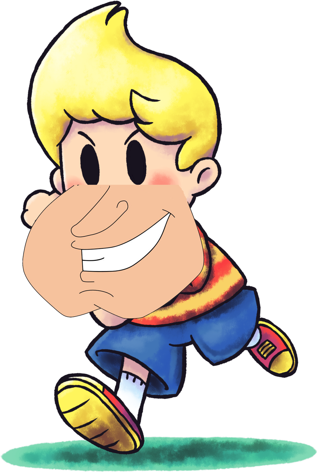 Pin Hatebubbles On Quagmire Chin Awful Characters Pinterest - Mario And Luigi Art Style (1024x1536), Png Download