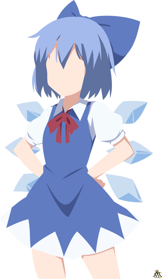 I Know That Cirno Day Came And Went But, Here's My - Cartoon (559x960), Png Download