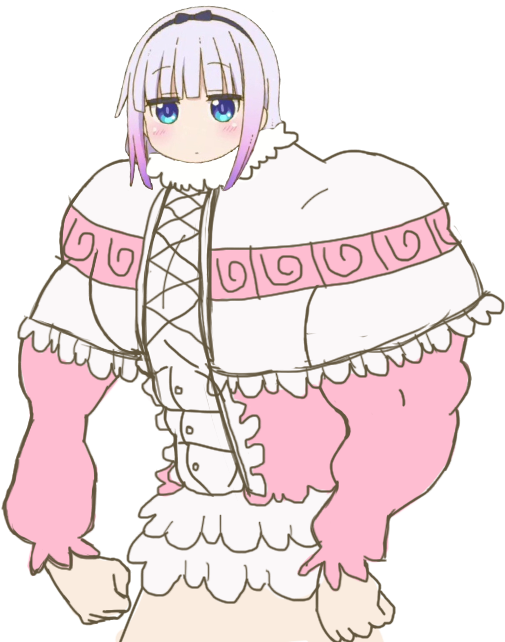 Memedon't Mess With Kanna - Buff Kanna (539x665), Png Download