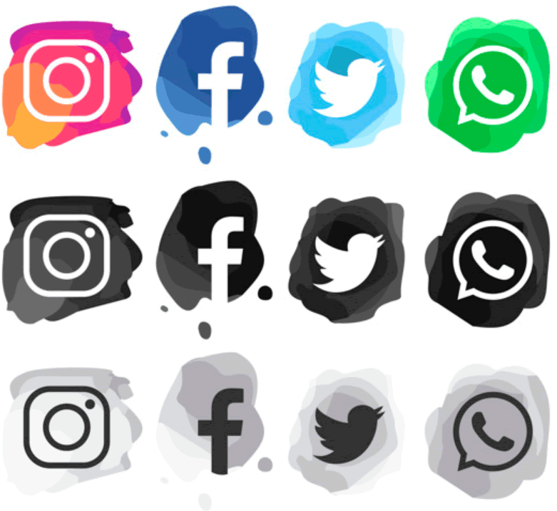 Social Media Marketing - Red Social Media Icons Free (924x729), Png Download