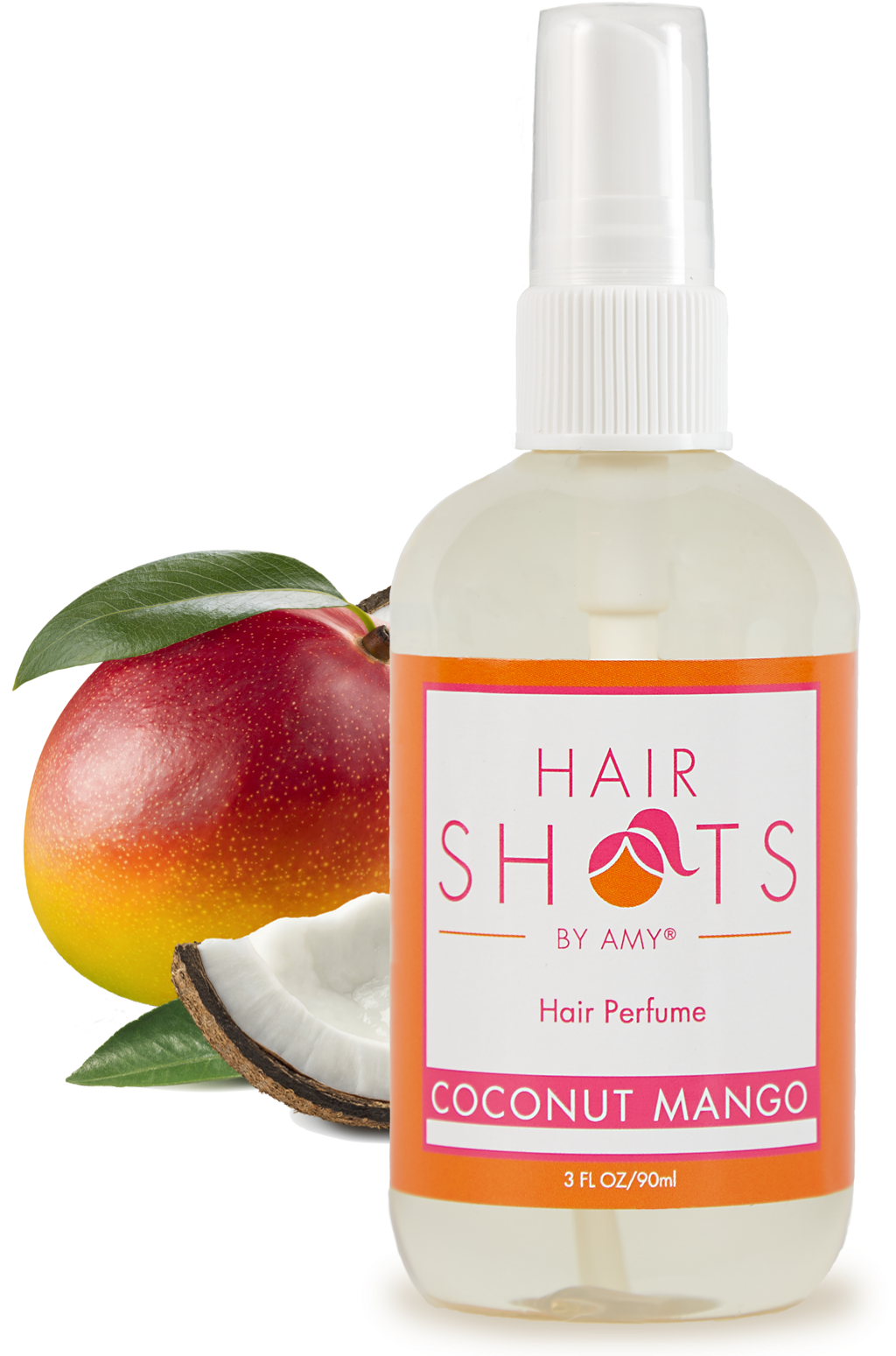 Hair Shots Coconut Mango Hair Perfume - Pomelo (1600x1600), Png Download
