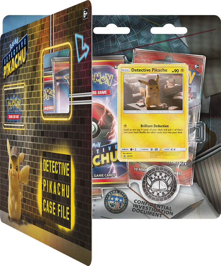 Pokemon Detective Pikachu - Pokemon Detective Pikachu Cards (768x926), Png Download
