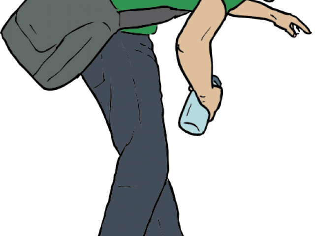 Man Looking Down Clipart (640x480), Png Download