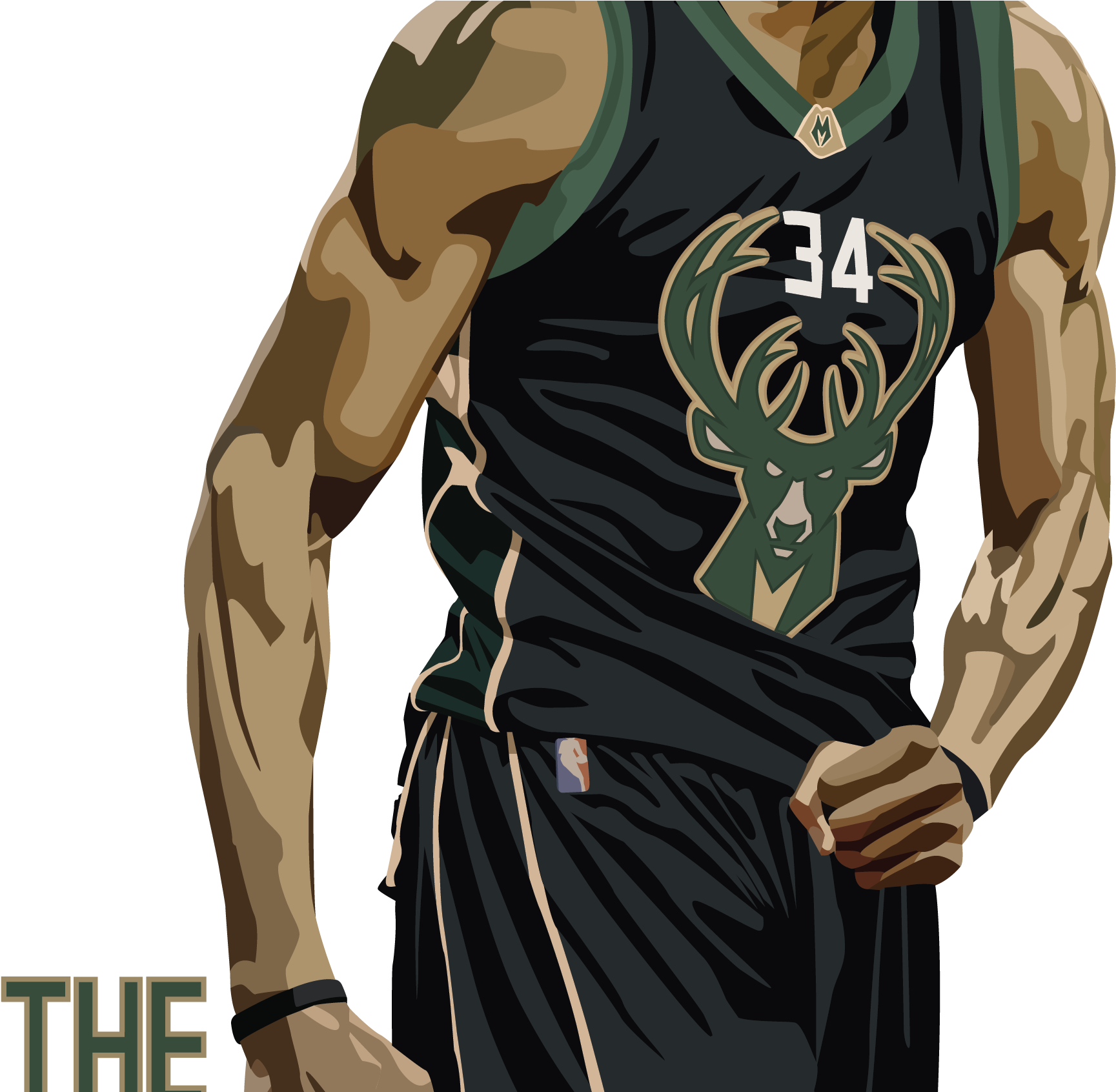 Giannis Antetokounmpo (2162x1691), Png Download