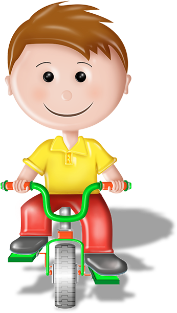 Niño Paseando En Bicicleta - Niño Paseando (800x685), Png Download