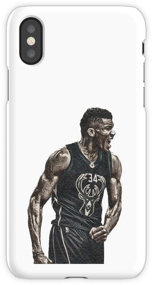 Giannis Antetokounmpo Iphone X Snap Case - Giannis Antetokounmpo Samsung Cover (750x1000), Png Download