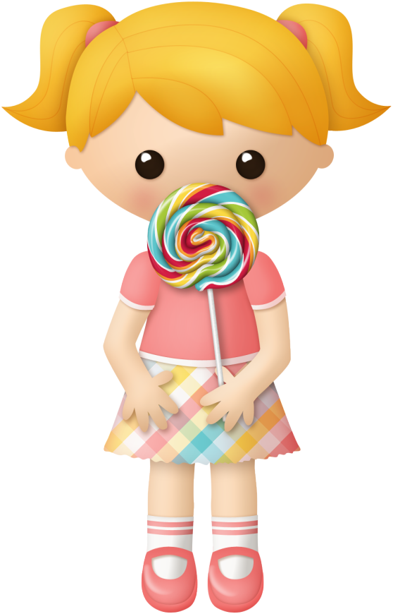 Alimentación Del Niño Preescolar - Niña Comiendo Chatarra Animado (558x870), Png Download