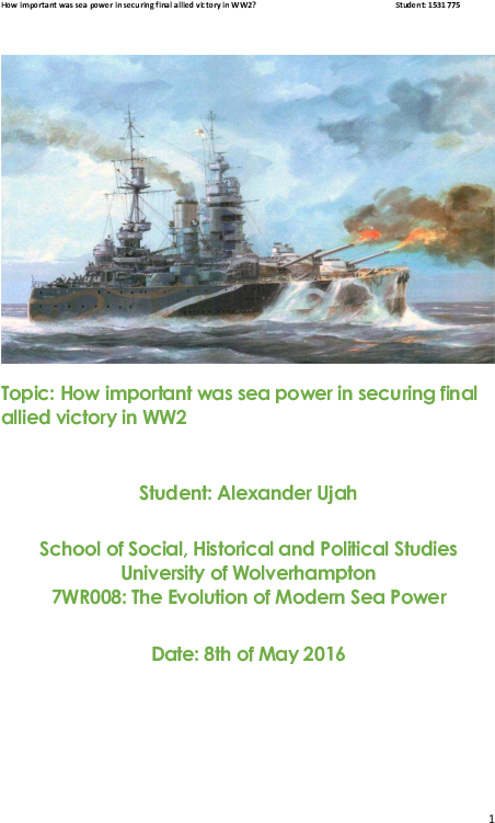 Pdf - Hms Rodney (595x842), Png Download