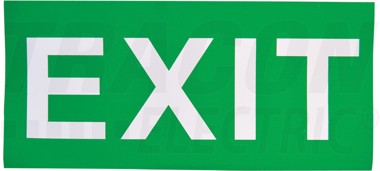 Emergency Teatar Light-emitting Diode Exit Lighting - Oznaka Exit (800x389), Png Download