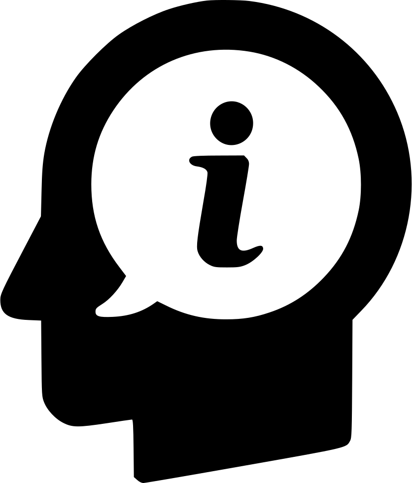 Png File Svg - Think White Icon Png (836x980), Png Download