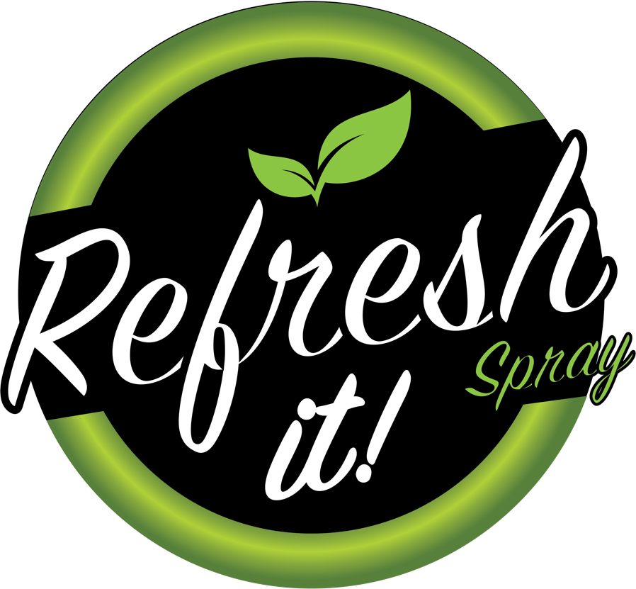 Spray Logo Refresh It Spray Logo - Label (898x831), Png Download