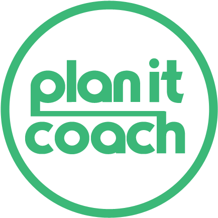 Plan It Coach Logo - Circle (640x480), Png Download