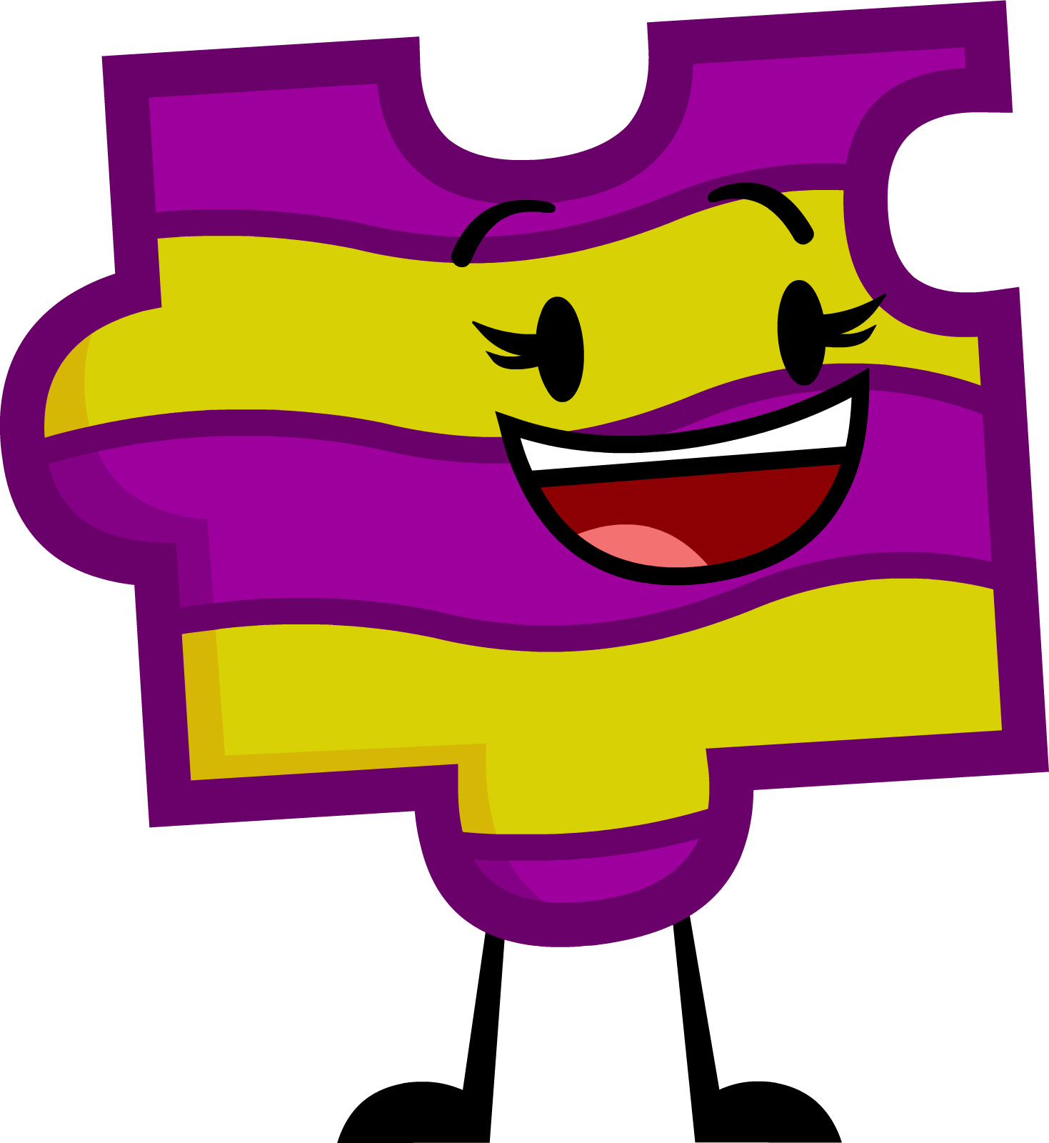 Jigsaw V4 - Cartoon (1469x1600), Png Download