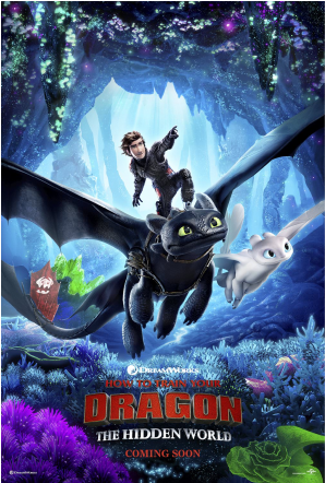 Playing Now - Poster How To Train Your Dragon 3 (700x441), Png Download