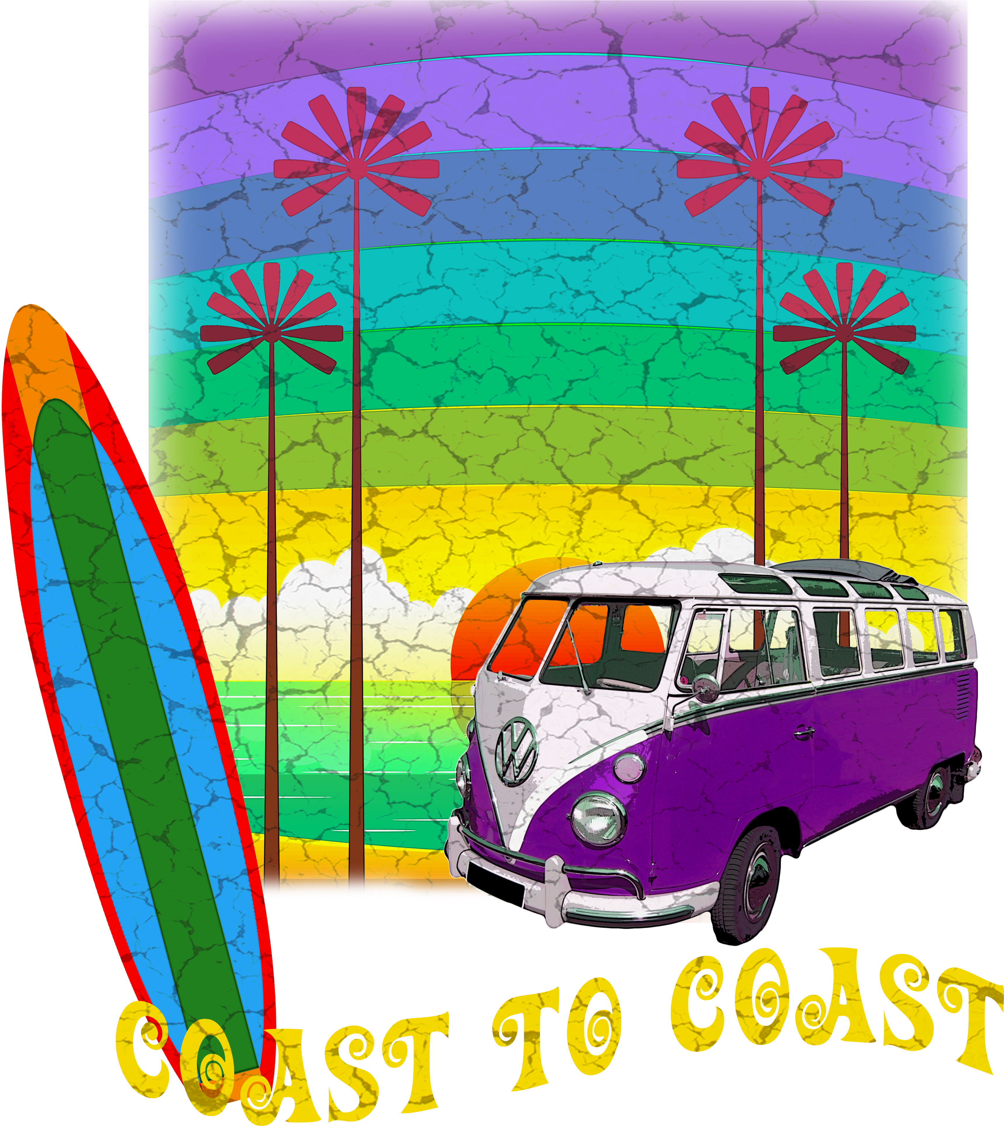 Camper Van Surf Motorhome 1312382 - Recreational Vehicle (4000x4000), Png Download