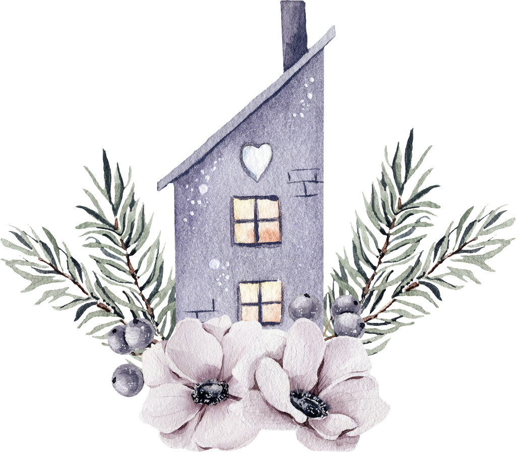 Flower House Transparent Decorative - Balloon Flower (1024x896), Png Download