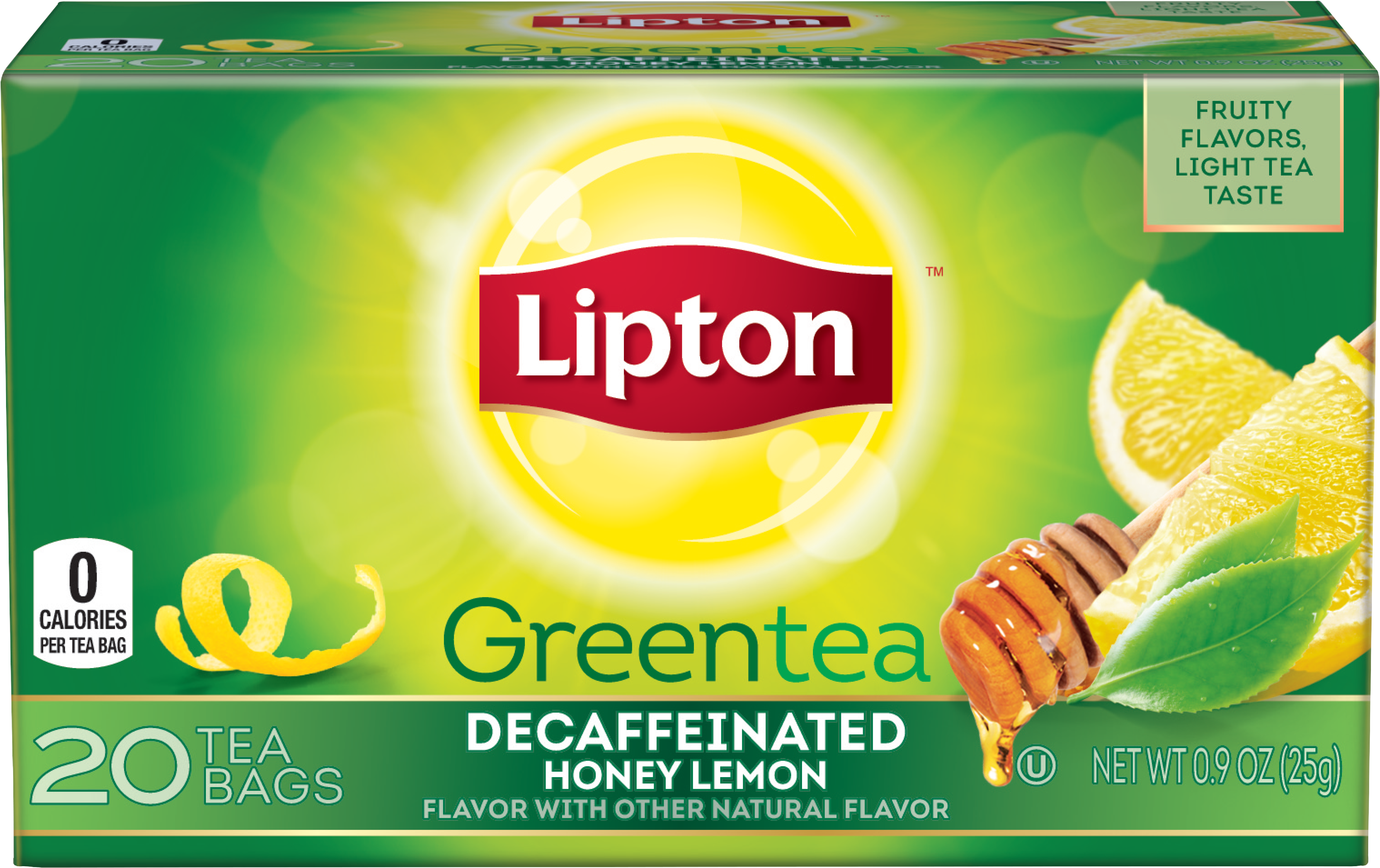 Lipton Honey Lemon Green Tea (5000x5000), Png Download