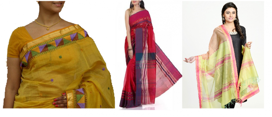 Maheshwari Sarees - Silk (1140x380), Png Download