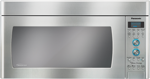 Panasonic Microwave Oven With Fan - Micro Ondes Hotte Intégrée Panasonic (519x804), Png Download
