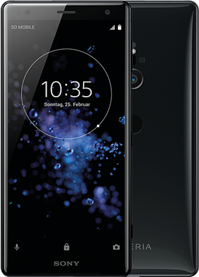 Sony Xperia Xz 2 Liquid Black (800x560), Png Download