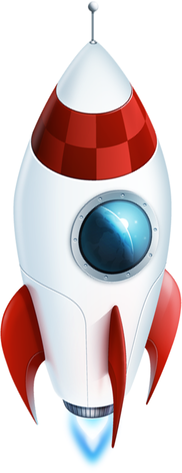 Download - Rocket 3d Png (2048x2048), Png Download