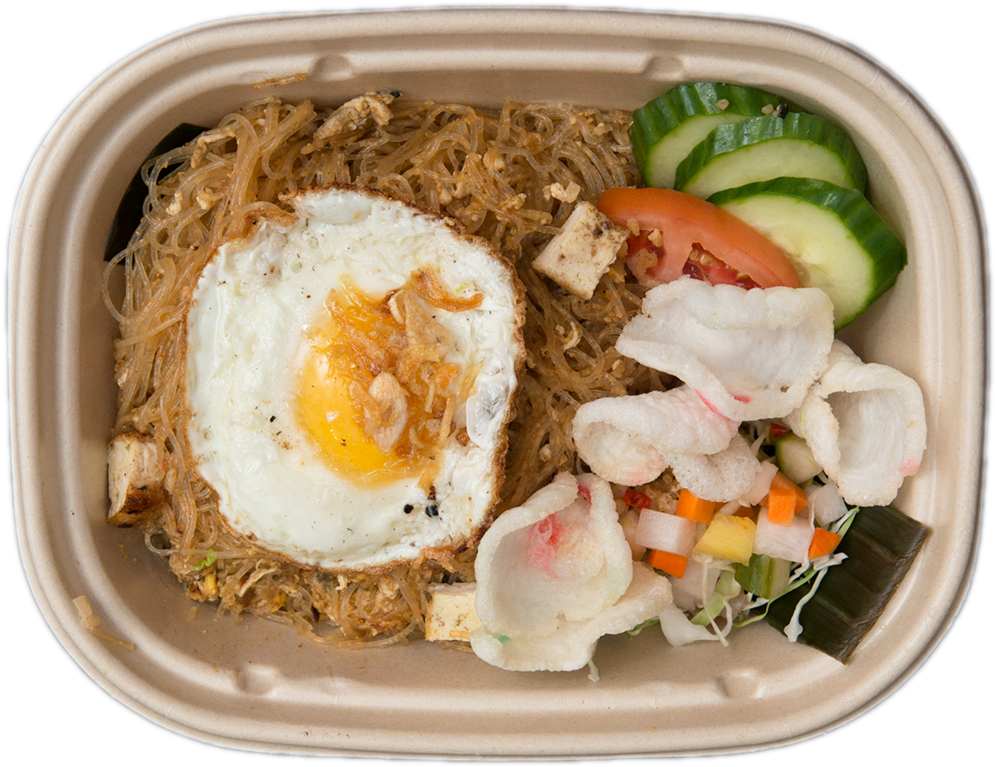 Soun Goreng - Fried Egg (1000x1000), Png Download