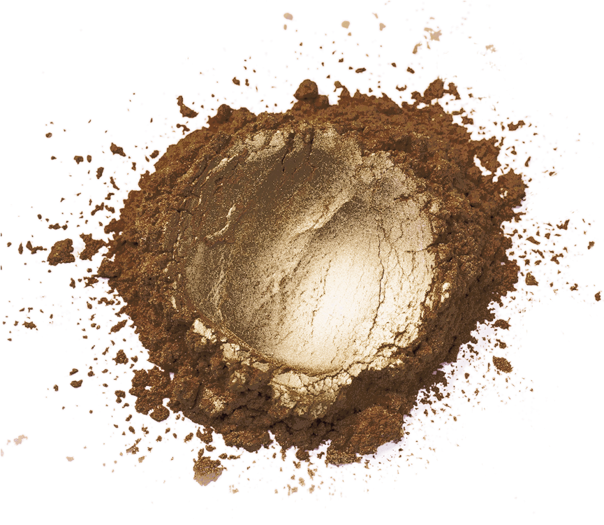 Sterling Pearl Disco Dust- Light Brown - Gold Powder Png (864x864), Png Download