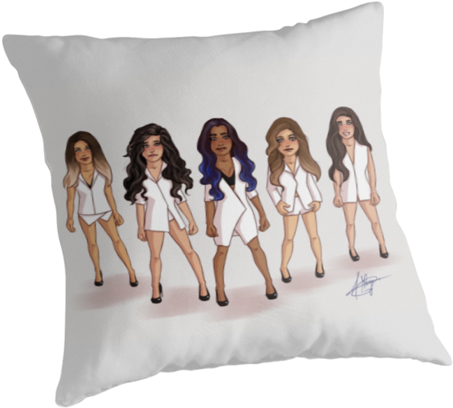 Boss" Throw Pillows By Margahg - Fifth Harmony (875x875), Png Download
