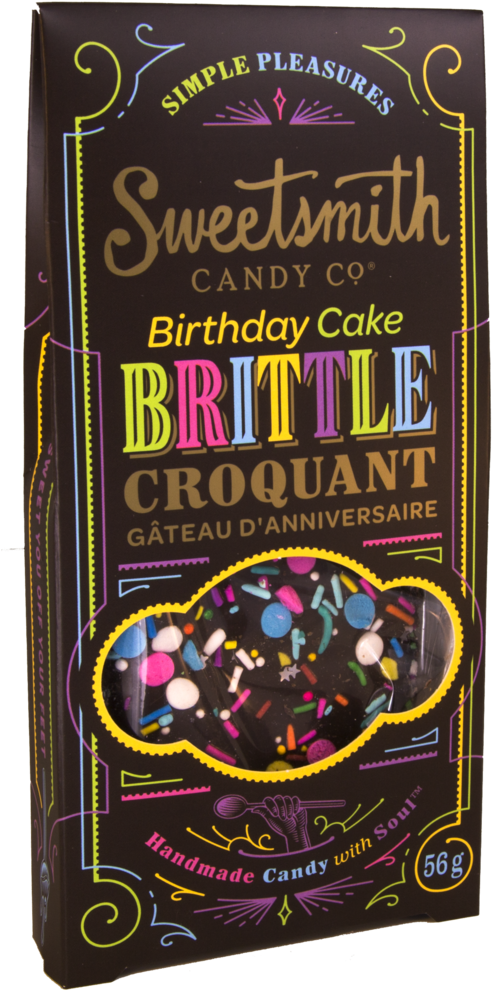 Sweetsmith Candy Co Double Dark Chocolate Birthday - Toffee (1024x1024), Png Download