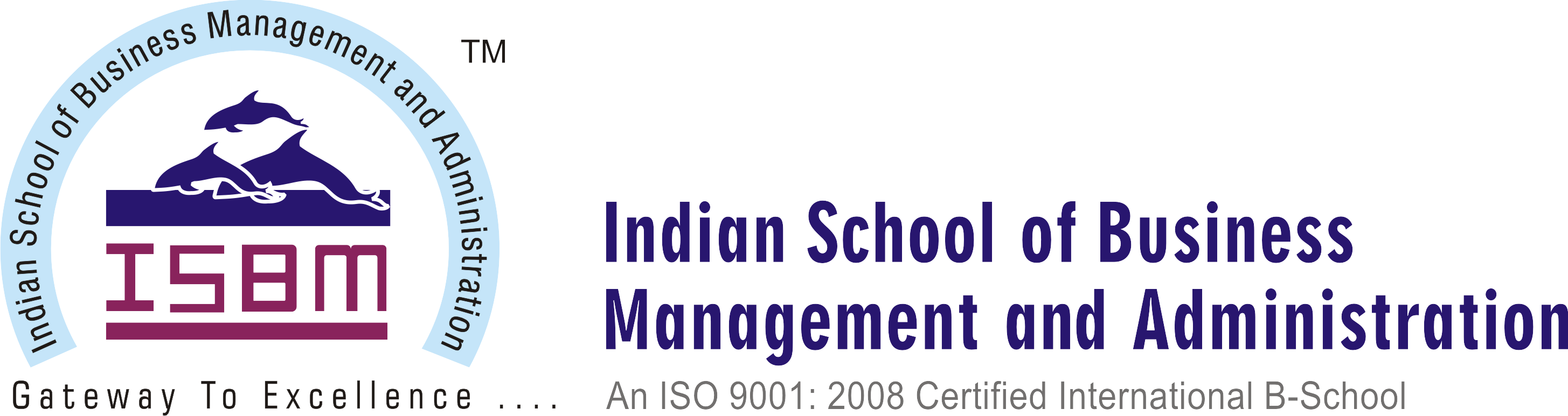 Indian School Of Business Management And Administration (2910x773), Png Download