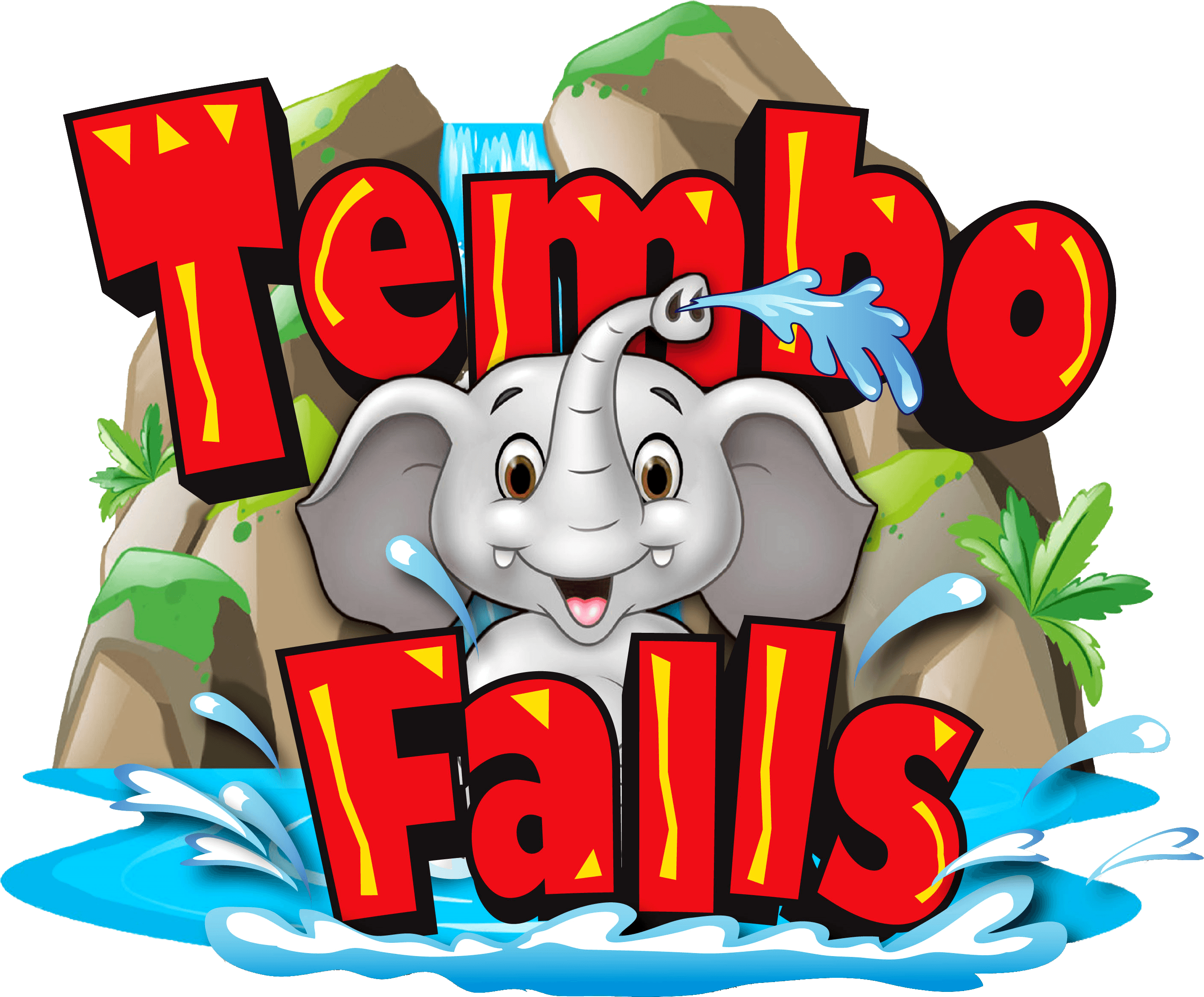 New For Tembo Falls Png Images Camping Splash Logo - Cartoon (3060x2549), Png Download