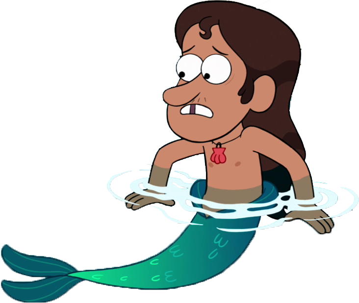Mermando Appearance - Mermando Gravity Falls (732x619), Png Download