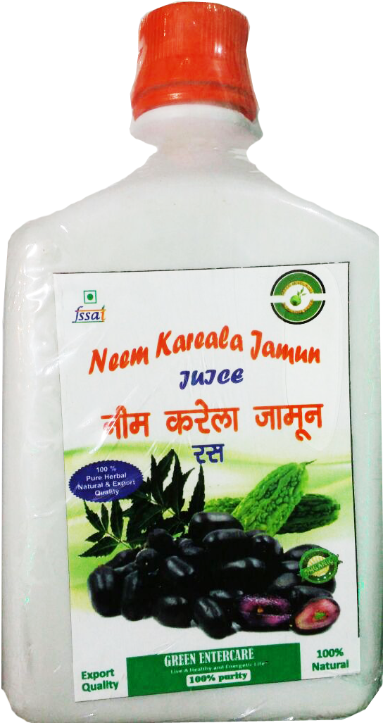Neem Kareala Jamun Juice - Natural Foods (600x1100), Png Download