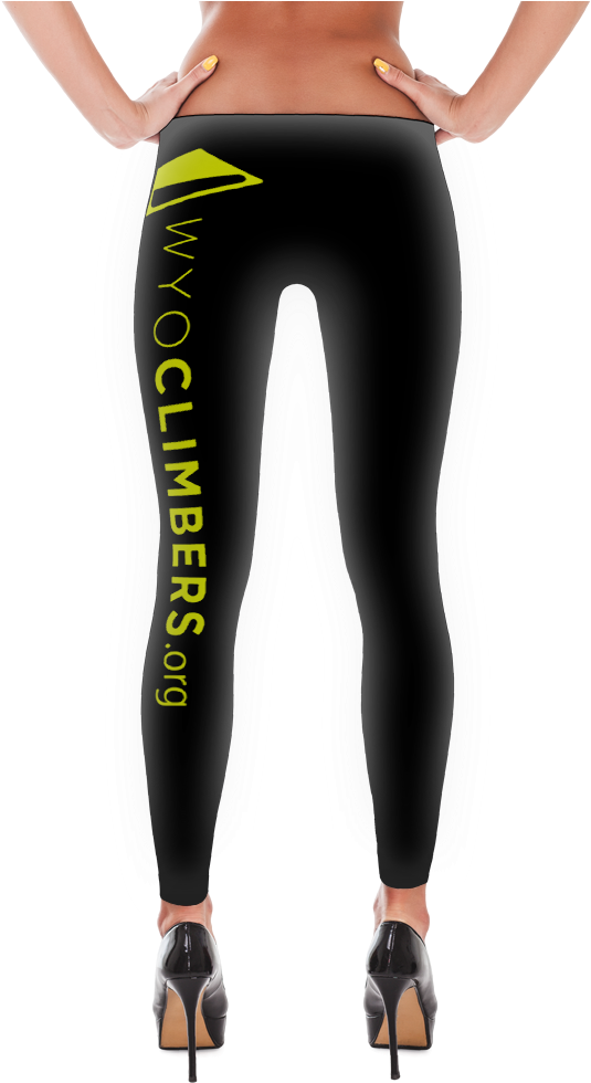 Black Tights 01 Neon Cwca Logo Long Lg 01 Mockup Back - Honeycomb Leggings (1000x1000), Png Download