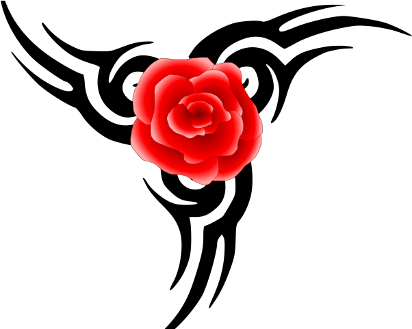 Tattoos Clipart Rose - Clipart Tribal Tattoo (640x480), Png Download