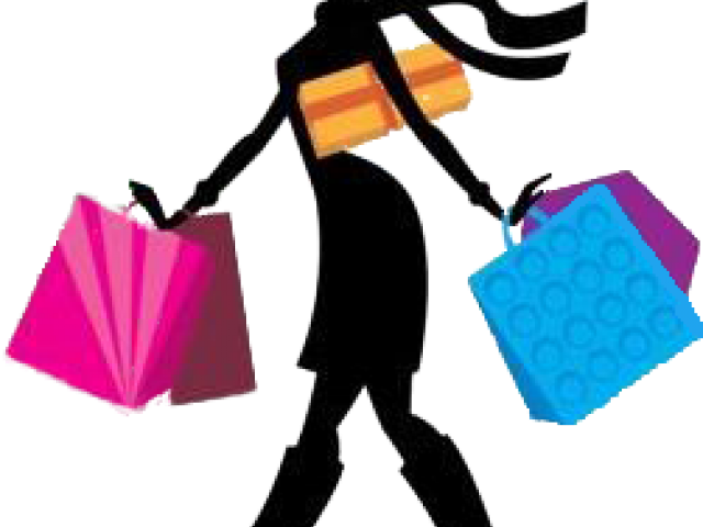 Fashion Png Transparent Images - Shopping Girl (640x480), Png Download