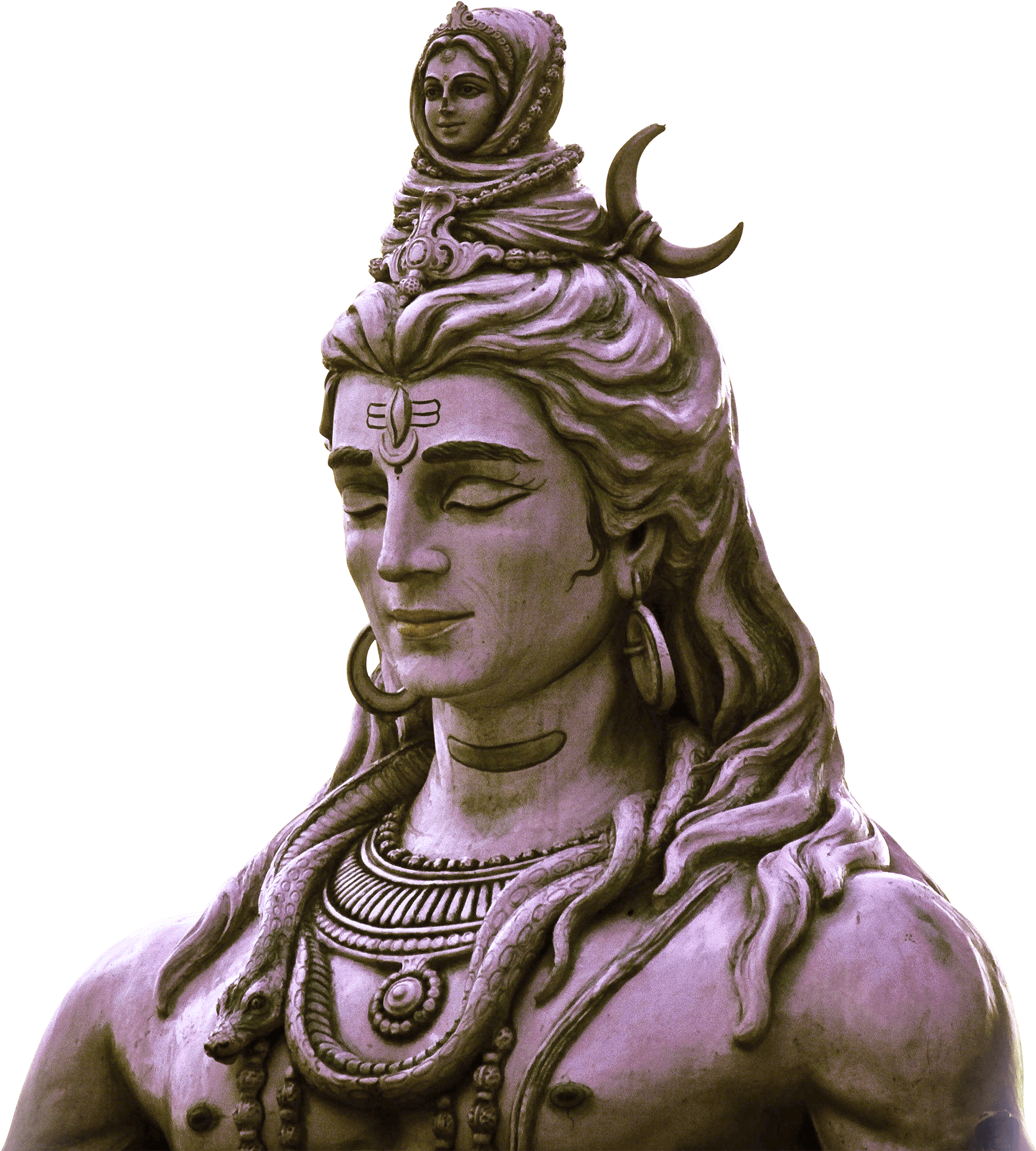 Download - Lord Shiva Statue Png (2048x2048), Png Download