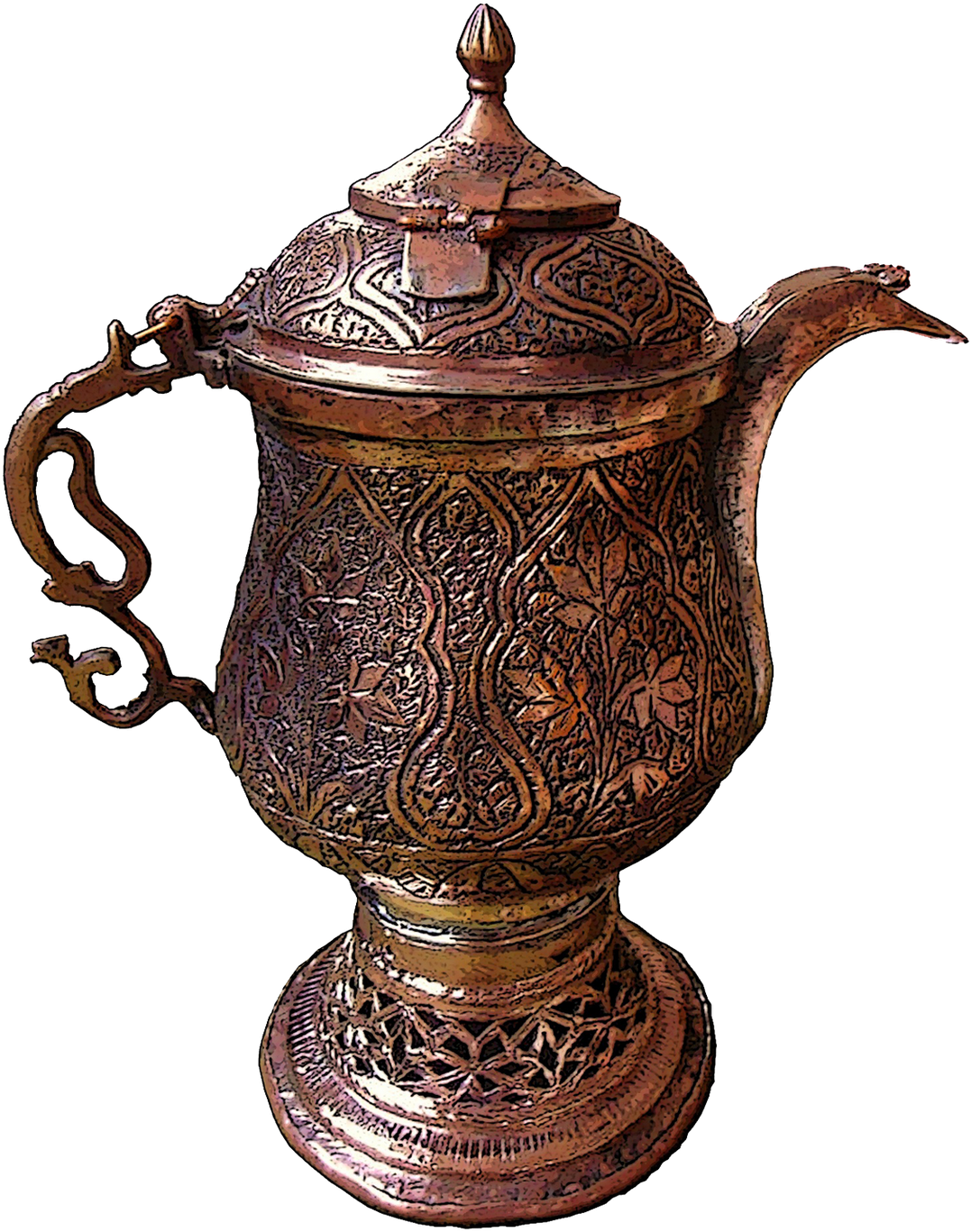 Pin By Shaiqa Meraj On Kashmiri Cusine - Kashmir Samovar (1135x1600), Png Download