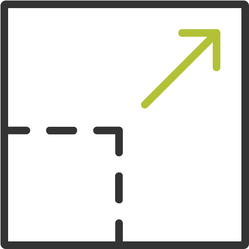 Icon-grow - Slope (1000x700), Png Download