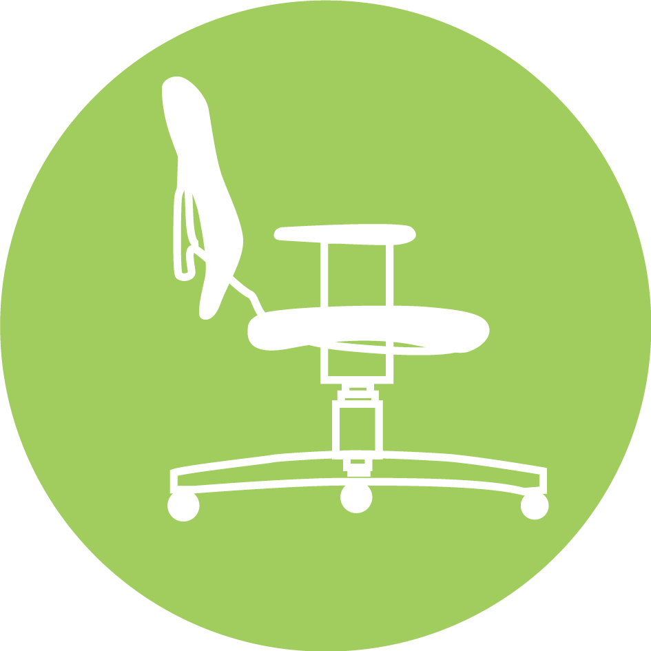 Eureka Swing Chair - Office Chair (945x945), Png Download