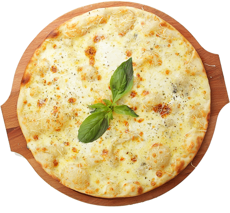 Four Cheese Pizza - Пицца Кватро Формаджи Png (1024x768), Png Download
