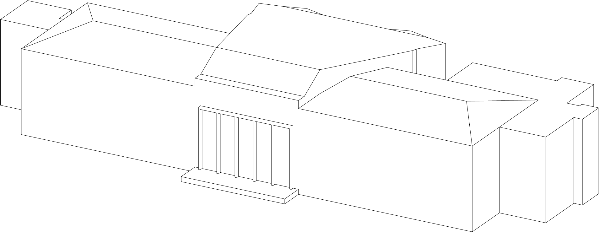 Bf Axo 2 - Architecture (1920x1080), Png Download