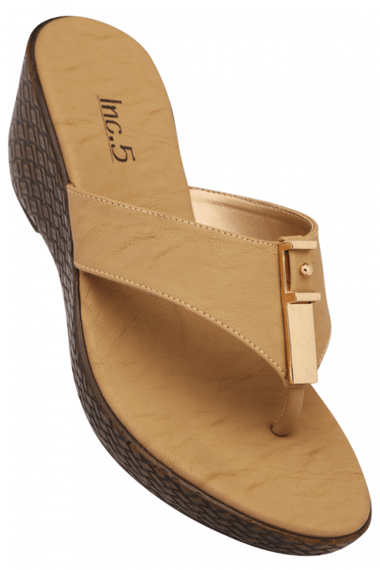 5 Womens Casual Slipon Platform Chappal - Slide Sandal (540x810), Png Download