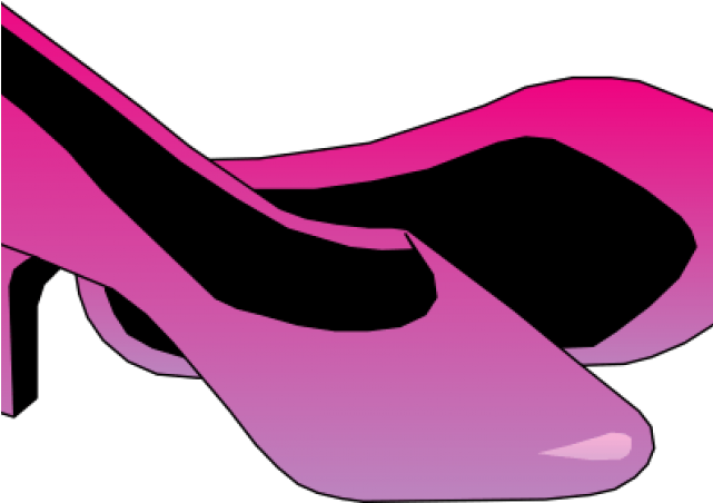 Women Shoes Clipart Chappal - Clipart Of Ladies Shoe (640x480), Png Download