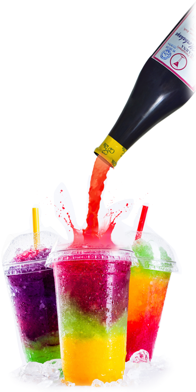 Steeped In History And Tradition, The Company Was Established - Colourful Ice Drink (401x804), Png Download