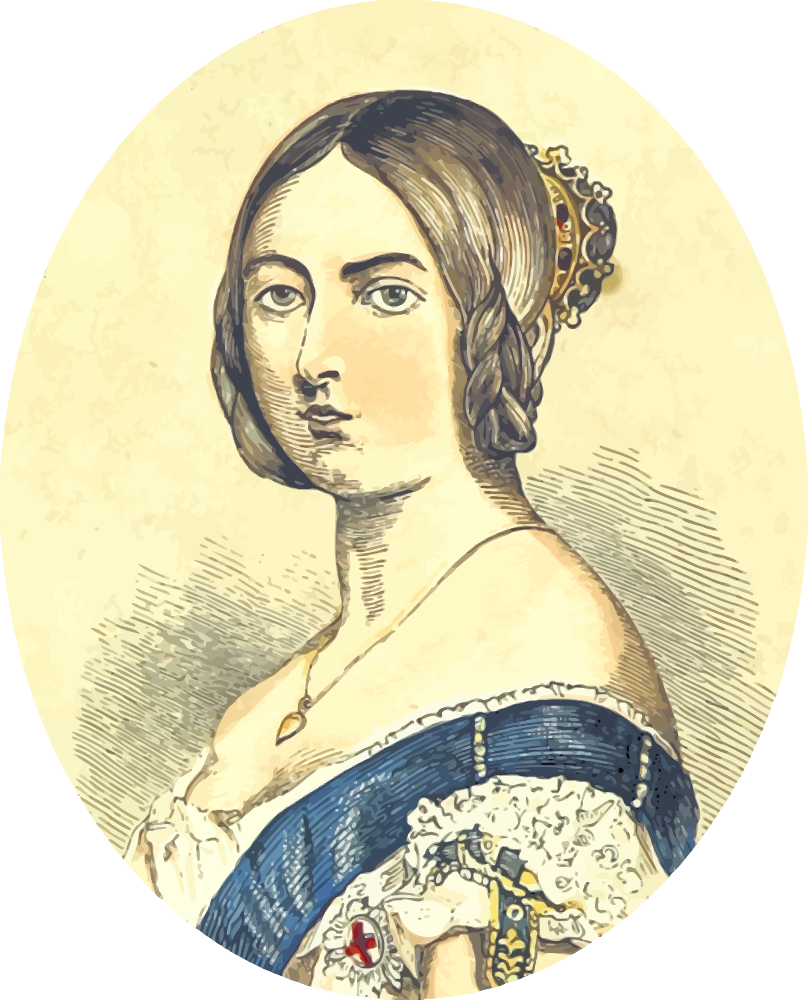 Download Image As A Png - Queen Victoria Clipart (808x1000), Png Download