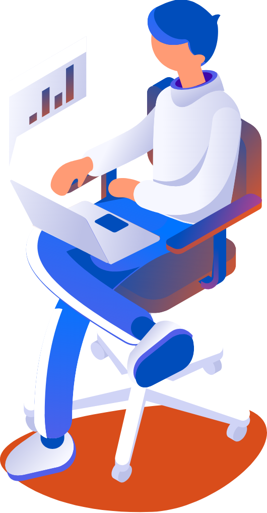 Get Ready For Data-driven Change - Chair (530x1017), Png Download