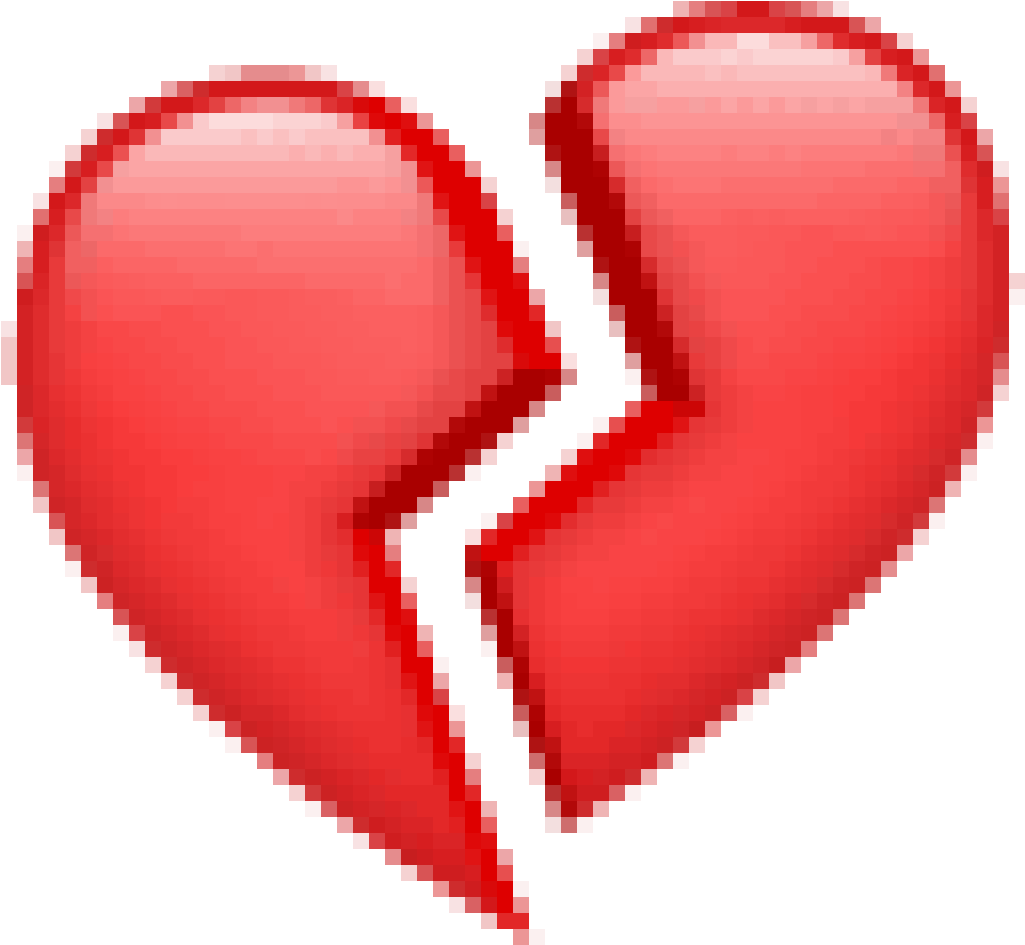 Broken Heart Status - Heart Broken New Year Wishes (1024x1024), Png Download