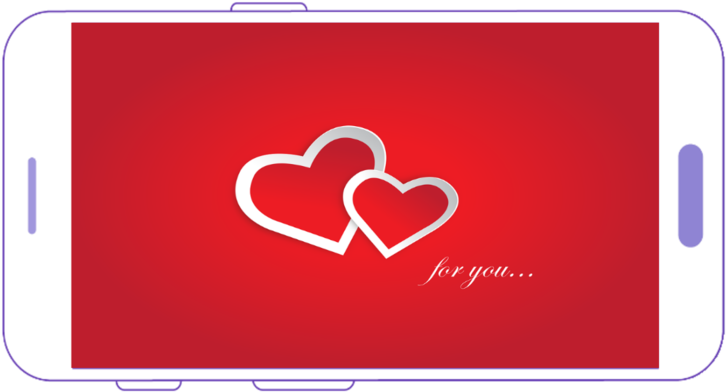 Valentine Day Love Messages And Status - Heart (800x480), Png Download