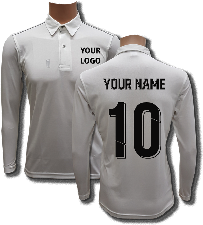 Equus Steed White Cricket Kit Jersey Design Full - Sports Jersey (900x1200), Png Download